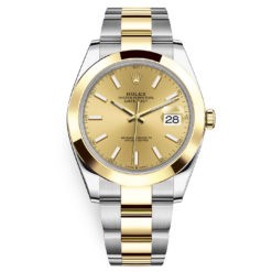 Rolex Datejust 41mm 126303 Champagne Index Oyster