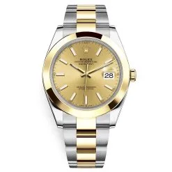 Rolex Datejust 41mm 126303 Champagne Index Oyster