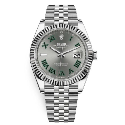 Rolex Datejust 126334 Slate Roman Jubilee 41Mm Stainless Steel Mens Watch