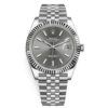 Rolex Datejust 126334 Dark Rhodium Index Jubilee 41Mm Stainless Steel Mens Watch