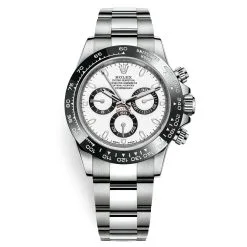 Rolex Cosmograph Daytona 116500LN White Dial Stainless Steel Mens Watch