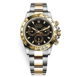 Rolex Cosmograph Daytona 116503 Black Index Oyster Steel and Gold Mens Watch