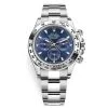 Rolex Cosmograph Daytona 116509 Blue Index Oyster White Gold Mens Watch