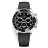 Rolex Cosmograph Daytona 116519Ln Black Diamond Dial Oysterflex White Gold Mens Watch