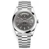 Rolex Day-Date 228206 Dark Rhodium Index 40Mm Platinum Mens Watch