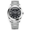 Rolex Day-Date 228206 Black Baguette 40Mm Platinum Mens Watch