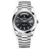 Rolex Day-Date 228206 Black Index 40Mm Platinum Mens Watch