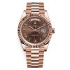 Rolex Day-Date 228235 Chocolate Roman 40Mm Everose Gold Mens Watch