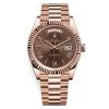 Rolex Day-Date 228235 Chocolate Roman 40Mm Everose Gold Mens Watch