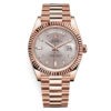 Rolex Day-Date 228235 Sundust Baguette Index 40Mm Everose Gold Mens Watch