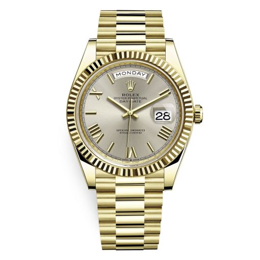 Rolex Day-Date 228238 Silver Roman