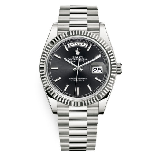 Rolex Day-Date 228239 Black Index 40Mm White Gold Mens Watch