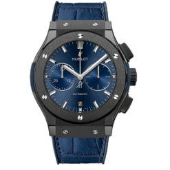 Hublot Classic Fusion Chronograph 45mm Mens Watch 521.cm.7170.lr Ceramic Blue