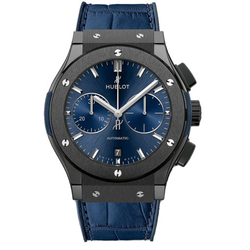 Hublot Classic Fusion Chronograph 45Mm Mens Watch 521.Cm.7170.Lr Ceramic Blue