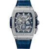 Hublot Spirit Of Big Bang Chronograph 42Mm Mens Watch 641.Nx.7170.Lr Titanium Blue