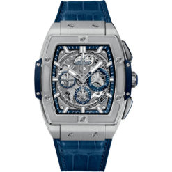 Hublot Spirit Of Big Bang Chronograph 42mm Mens Watch 641.nx.7170.lr Titanium Blue