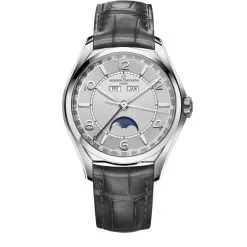 Vacheron Constantin 4000E/000A-B439 FiftySix Silver Dial Complete Calendar Stainless Steel Watch