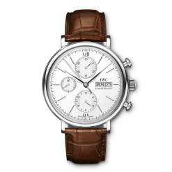 IWC Portofino Automatic Chronograph Silver Dial Watch
