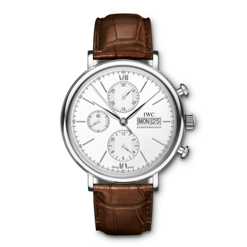 Iwc Portofino Automatic Chronograph Silver Dial Watch