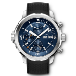 IWC Aquatimer Chronograph Blue Dial Black Rubber Men’s Watch