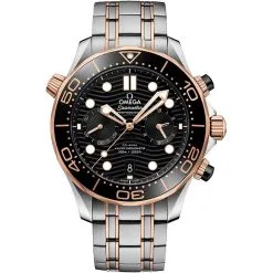 Omega Seamaster Diver 300m Co-Axial Master Chronometer Chronograph Watch