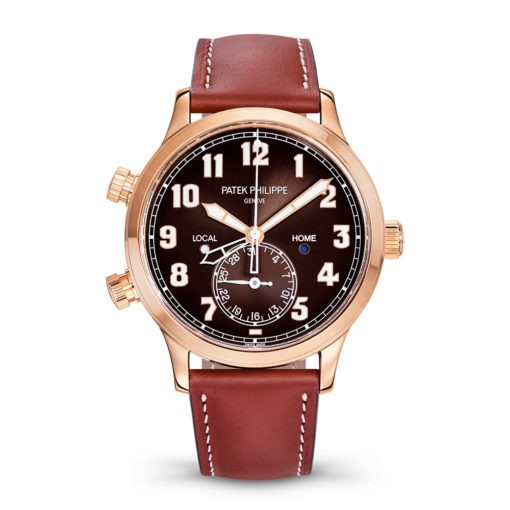 Patek Philippe 5524R-001 Calatrava Pilot Travel Time Rose Gold Watch