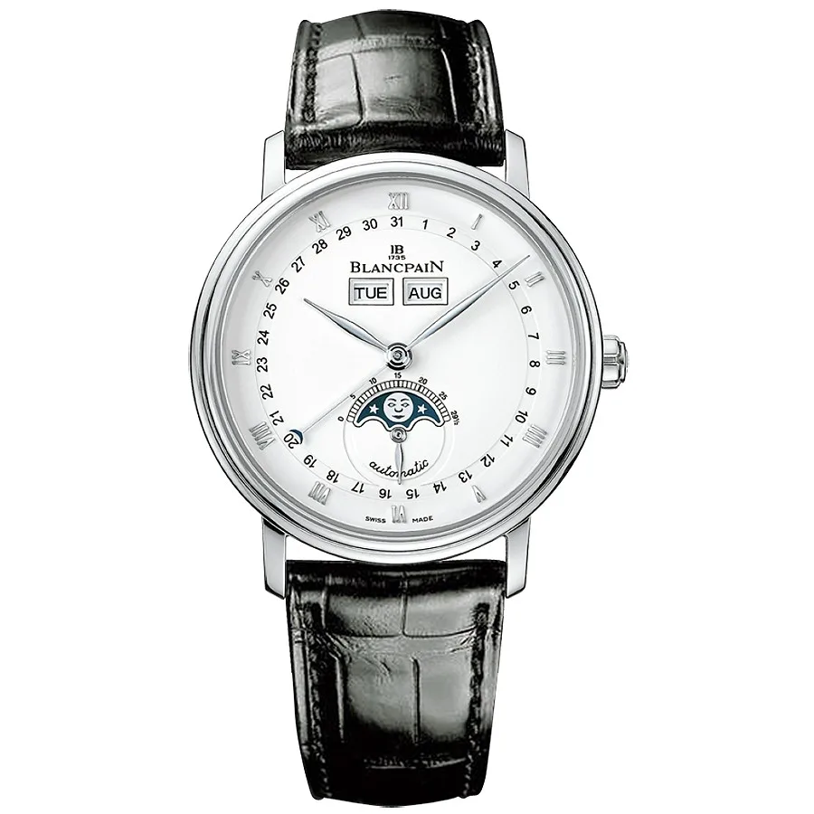 Blancpain Villeret Moonphase &Amp; Complete Calendar 38Mm Watch