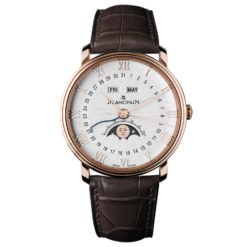 Blancpain 6664-3642-55b Villeret Moonphase Calendar 40mm Watch