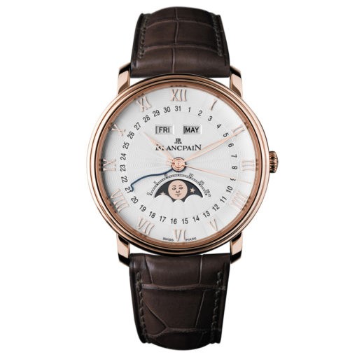 Blancpain 6664-3642-55B Villeret Moonphase Calendar 40Mm Watch