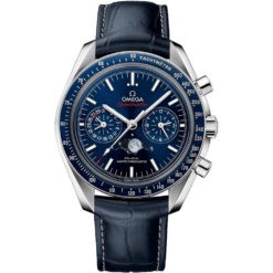 Blue Side of the Moon Omega Speedmaster Moonphase Co-Axial Master Chronometer Chronograph Watch