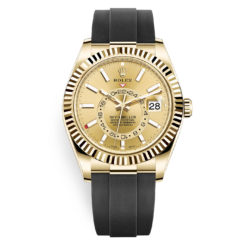 Rolex Sky-Dweller 326238 Champagne Dial Automatic 18k Yellow Gold Watch