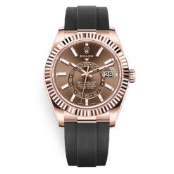 Rolex Sky-Dweller 326235 Chocolate Index Dial 18k Everose Watch