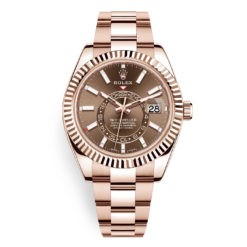 Rolex Sky-Dweller 326935 Chocolate Index Dial 18k Everose Watch