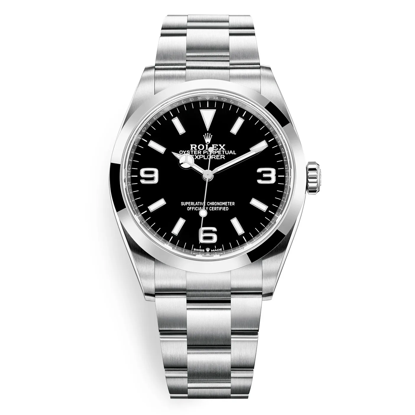 Rolex Explorer 124270 Black Dial 36Mm Watch