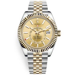 Rolex Sky-Dweller 326933 Champagne Dial 42mm Jubilee Bracelet Watch