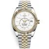 Rolex Sky-Dweller 326933 White Index Dial 42Mm Jubilee Bracelet Watch