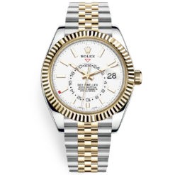 Rolex Sky-Dweller 326933 White Index Dial 42mm Jubilee Bracelet Watch