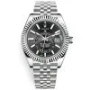 Rolex Sky-Dweller 326934 Black Index 42Mm Jubilee Bracelet Watch