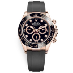 Rolex Cosmograph Daytona 116515ln Diamond Dial Oysterflex Everose Gold Watch