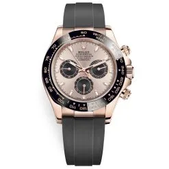 Rolex Cosmograph Daytona 116515ln Sundust Dial Oysterflex Everose Gold Watch