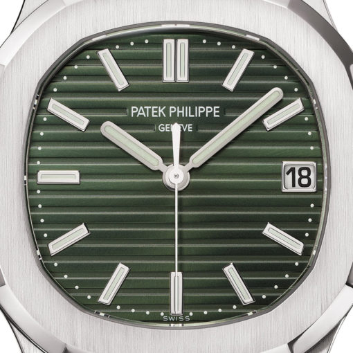 Patek Philippe 5711/1A-014 Nautilus Olive Green Dial Stainless Steel Watch