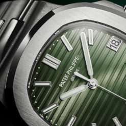 Patek Philippe 5711/1A-014 Nautilus Olive Green Dial Stainless Steel Watch