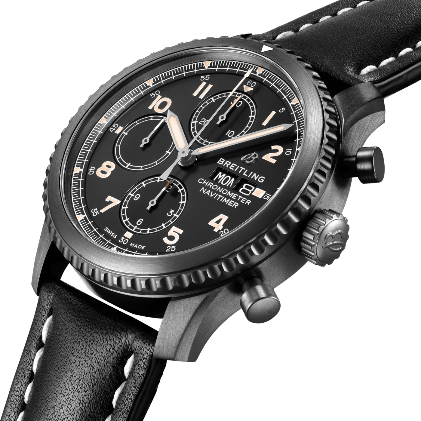 Breitling M13314101B1X1 Aviator 8 Chronograph 43Mm Watch