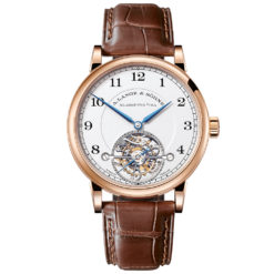 A. Lange and Sohne 730.032 Silver Dial 1815 Tourbillon 18K Rose Gold Watch