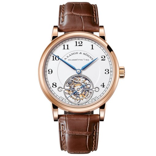 A. Lange And Sohne 730.032 Silver Dial 1815 Tourbillon 18K Rose Gold Watch