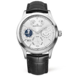 Jaeger LeCoultre Q1618420 Master Eight Days Perpetual Calendar Stainless Steel Watch