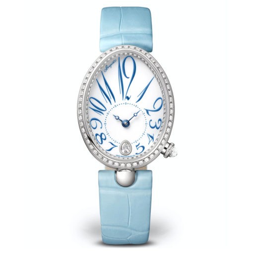 Breguet 8918Bb28964D00D Reine De Naples Automatic White Dial Alligator Strap Women'S Watch