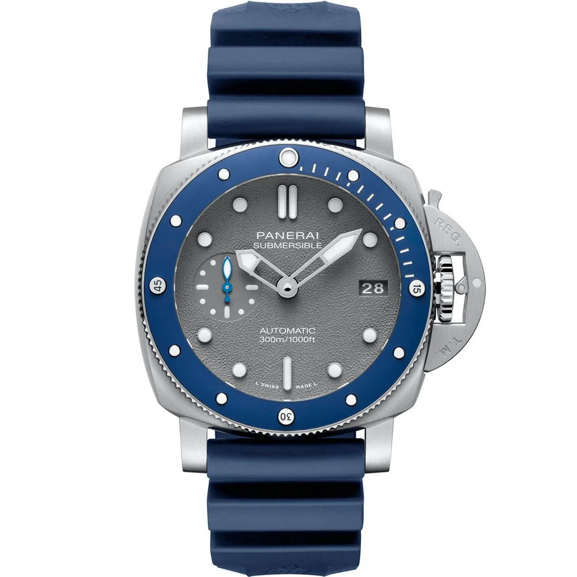 Panerai Pam00959 Luminor Submersible Grey Dial Men'S Watch