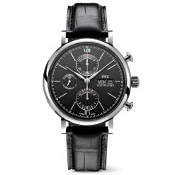 IWC Portofino IW391008 Automatic Chronograph Black Dial Men's Watch