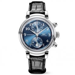 IWC IW393402 Da Vinci Blue Dial Automatic Men's Chronograph Watch